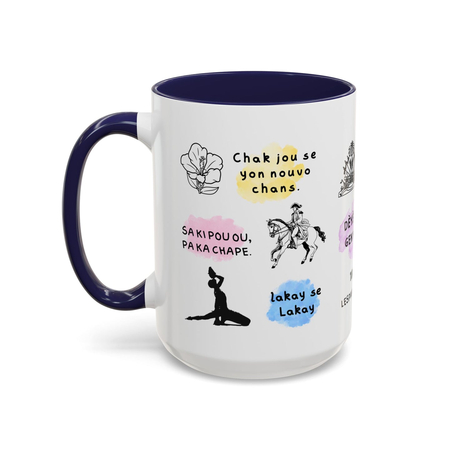 Inspirational Haitian Creole Quotes Mug 15oz