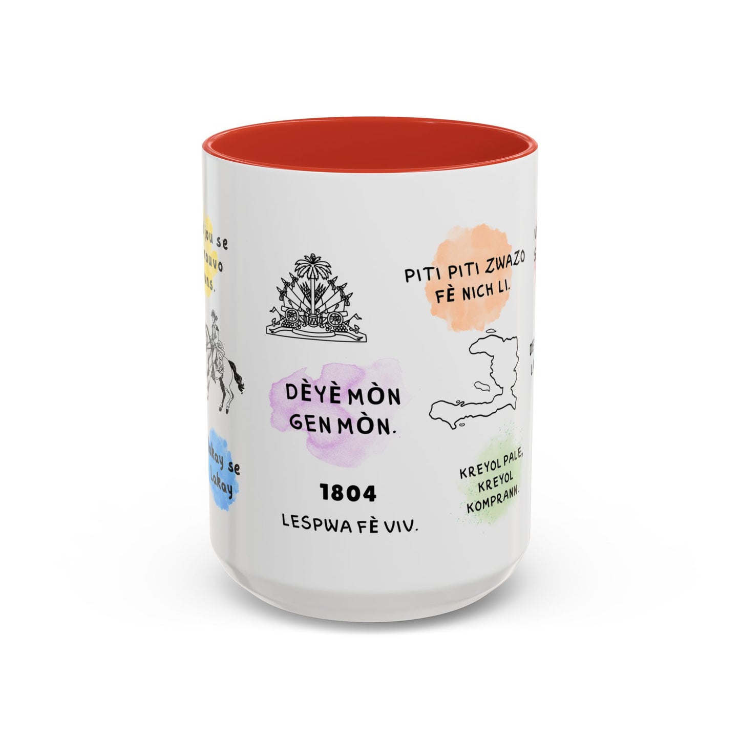 Inspirational Haitian Creole Quotes Mug 15oz