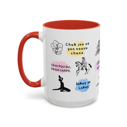 Inspirational Haitian Creole Quotes Mug 15oz
