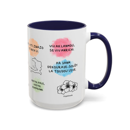 Inspirational Haitian Creole Quotes Mug 15oz