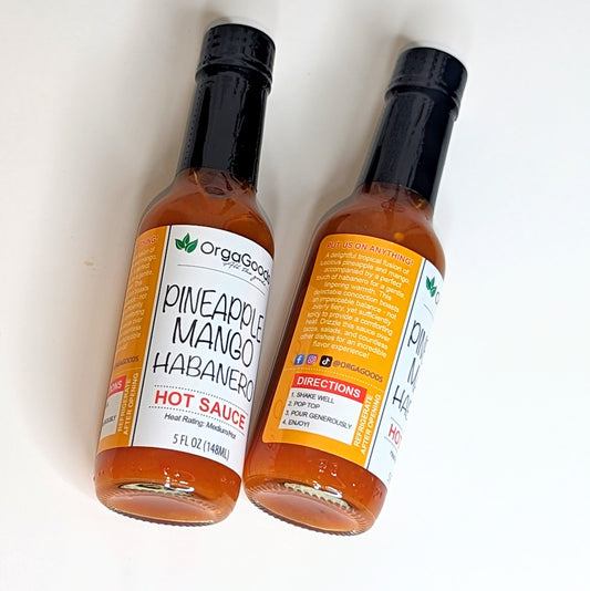 Two Pineapple Mango Sauce bottle images