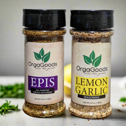 Epis seasoning and lemon garlic seasoning