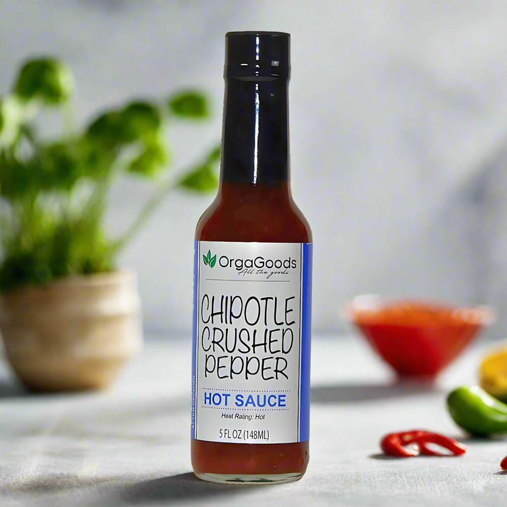 Orgagoods' Chipotle Pepper Hot Sauce 5oz