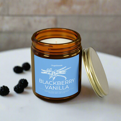 Blackberry Vanilla Candle – Sweet, Cozy Vibes in a Jar