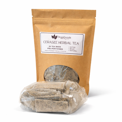 Cerasee Herbal Tea – 24 Pre-Portioned Bags, Natural Bitter Detox Tea