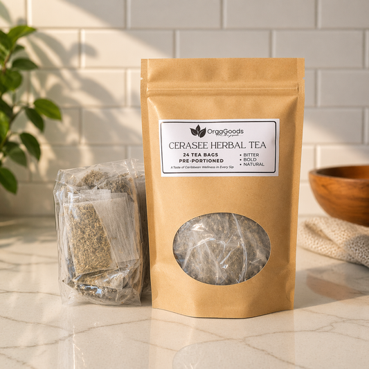 Cerasee Herbal Tea – 24 Pre-Portioned Bags, Natural Bitter Detox Tea