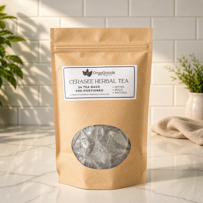 Cerasee Herbal Tea – 24 Pre-Portioned Bags, Natural Bitter Detox Tea